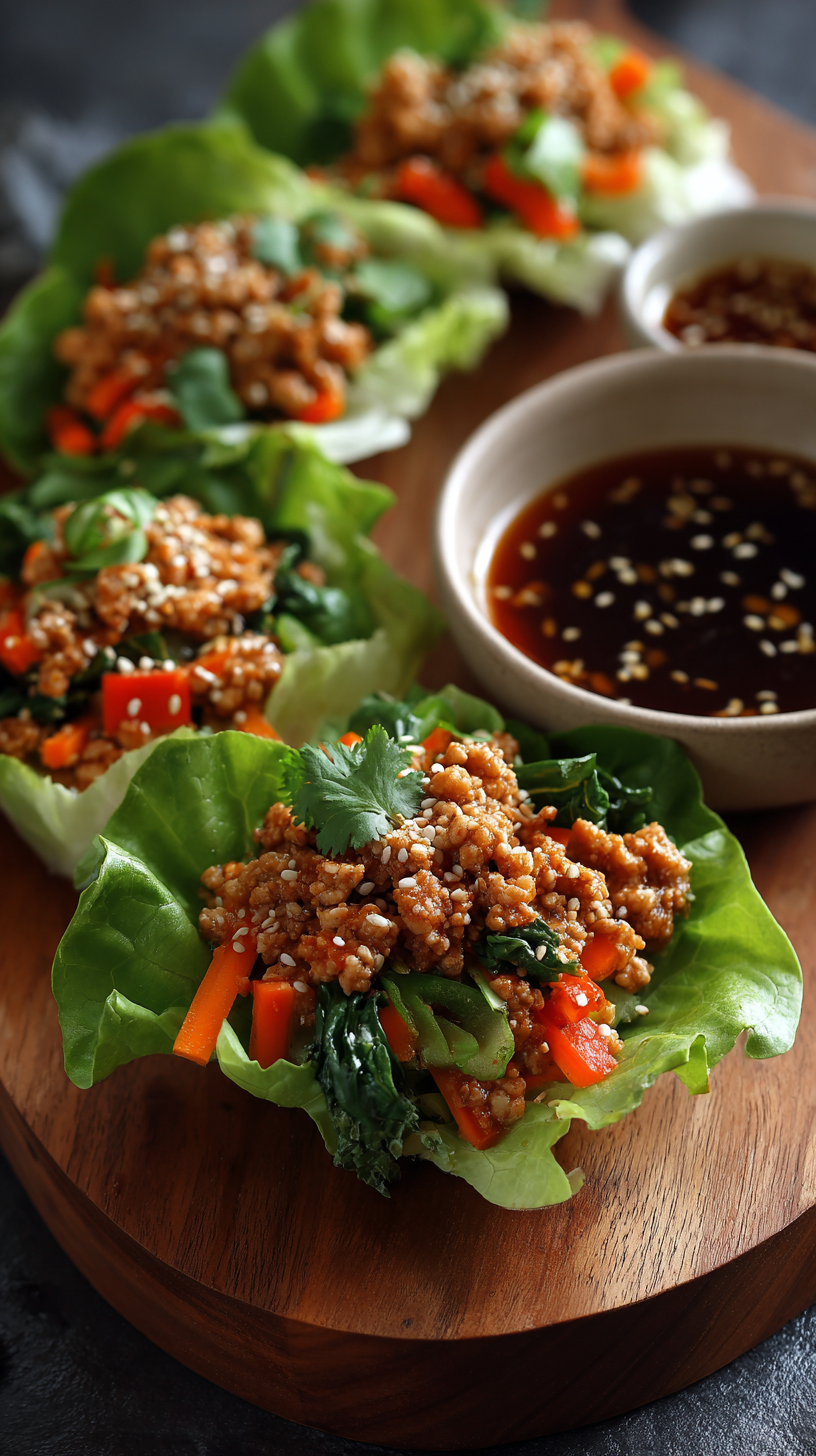Healthy Chicken Lettuce Wraps – Easy Dinner Idea