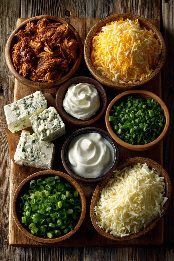 Buffalo Chicken Dip Recipe ingredients