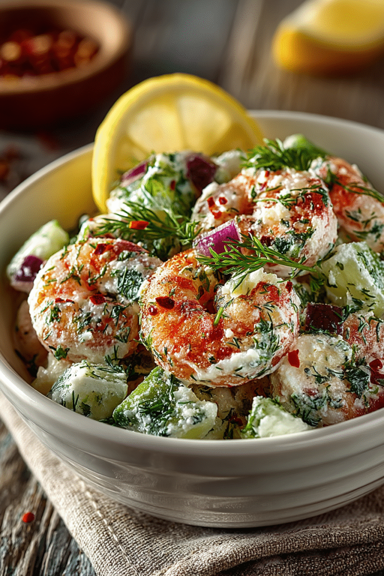 Classic Shrimp Salad Recipe (Easy & Creamy!)