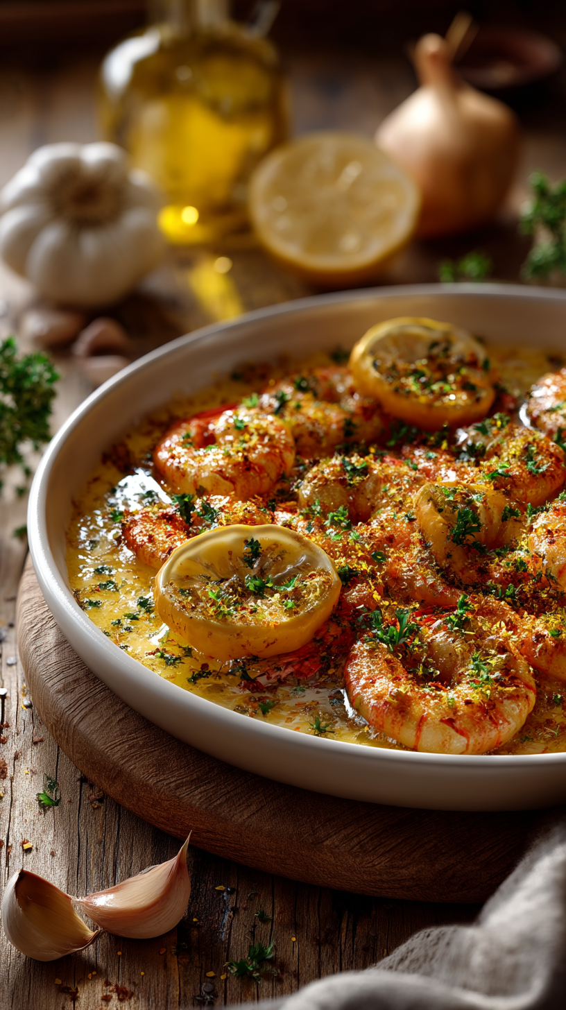 baked_Lemon shrimp